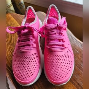 CROCS Literide Pink Breathable Sneakers for Active Style
